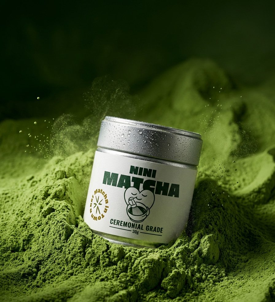 NINI Matcha Ceremonial Grade Dose in Matcha-Pulver